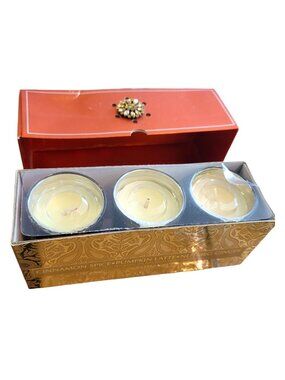 Chesapeake Bay Candles Soy Wax Blend Set Fall Scents Nutmeg, Pumpkin Cinn DH621